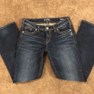 Women’s Silver jeans size 8.